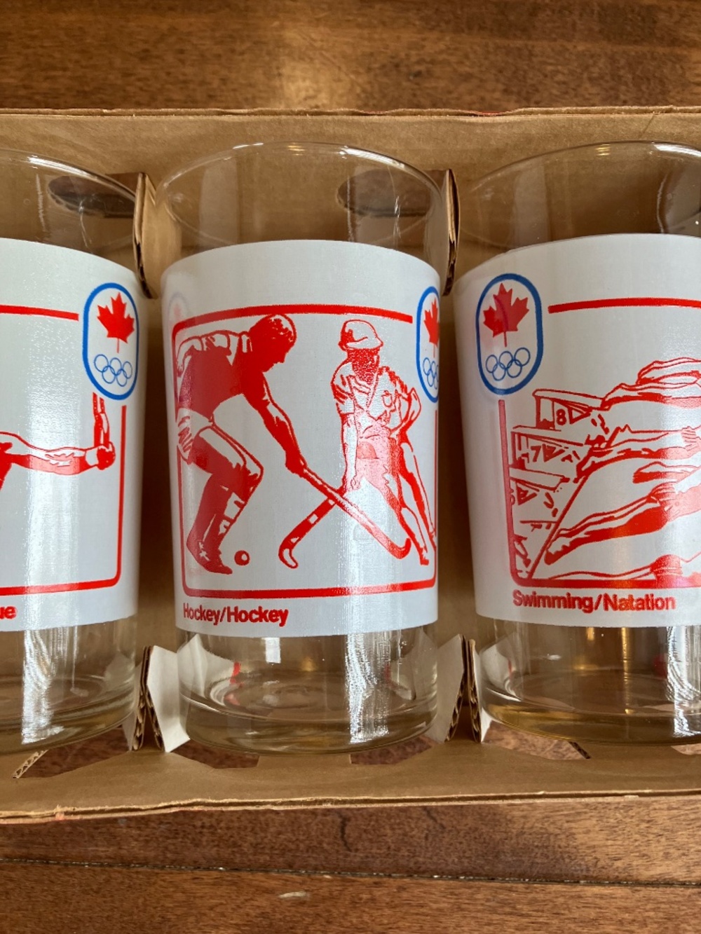 Vintage Montreal Olympics 4 Oz Glasses -Set of Four - Picture 4 of 14